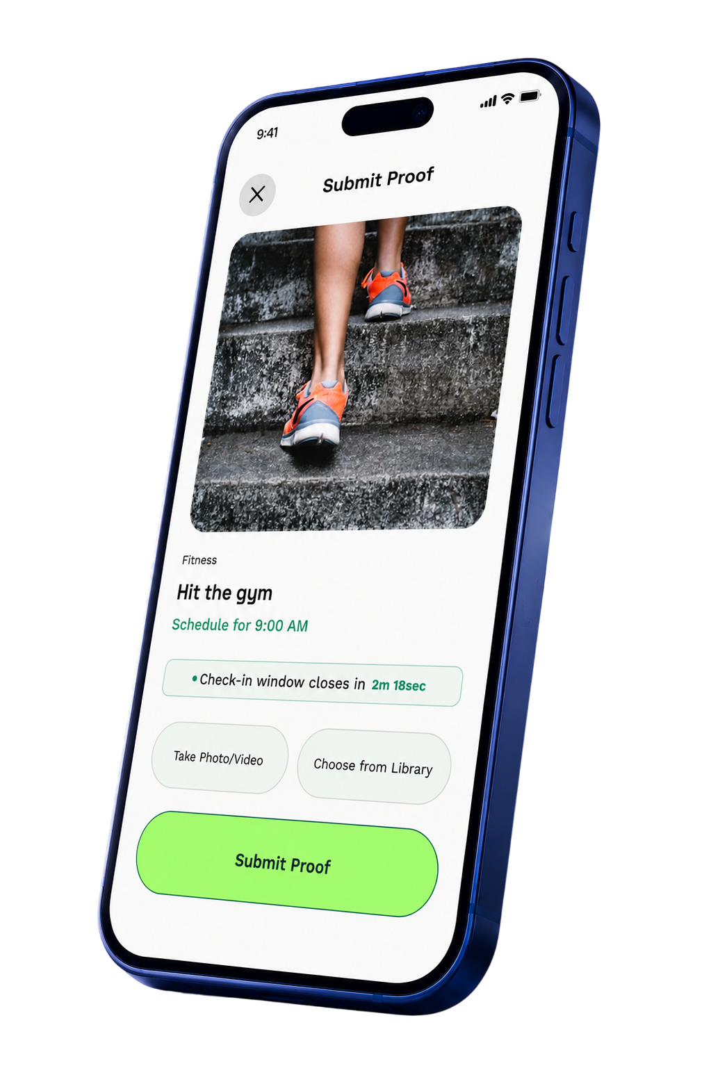 3D Habits app proof screen